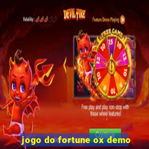 jogo do fortune ox demo